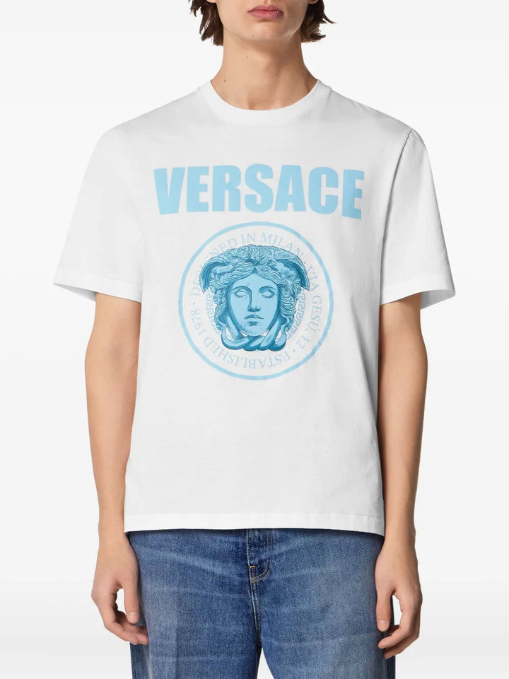 Versace TSHIRT - Bianco | e73c04304dd8d76f11171cf3f3ad657f3df8ea43