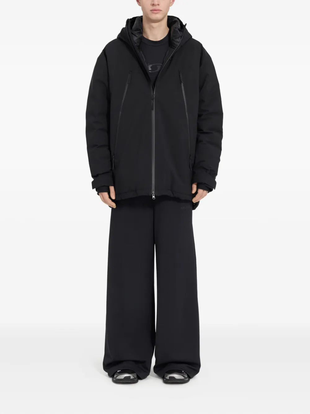 Mm6 X Salomon JACKET - Nero | 48e68e29fdf45a13a747f72f1d7e96ed4e632a40