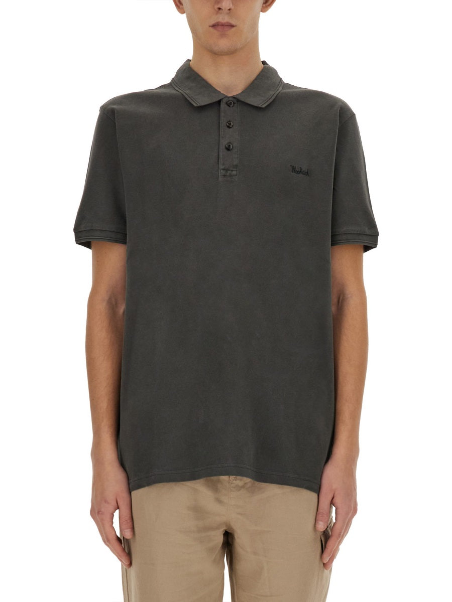 Woolrich Polo - Nero | Wanan Luxury