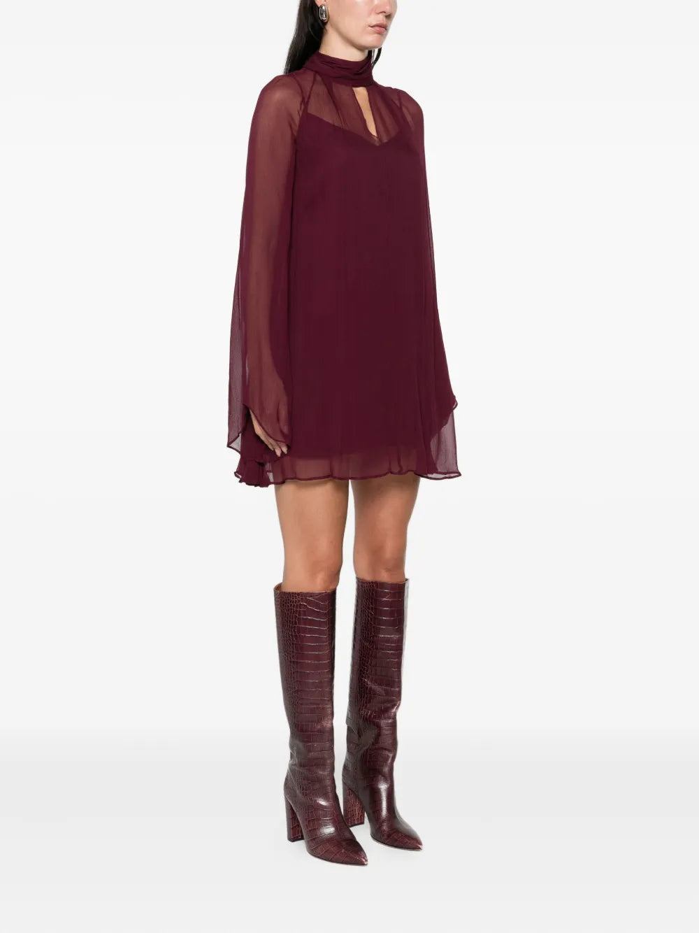 Staud DRESS - Pink & Purple | 399b600a9ba1aedf03c473e5797fea521fb91ba5