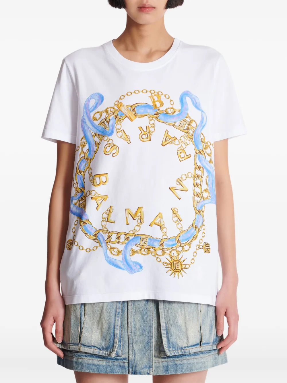 Balmain TSHIRT - Bianco | 57663e58d5e728ddf3eb4850838c266e72332058