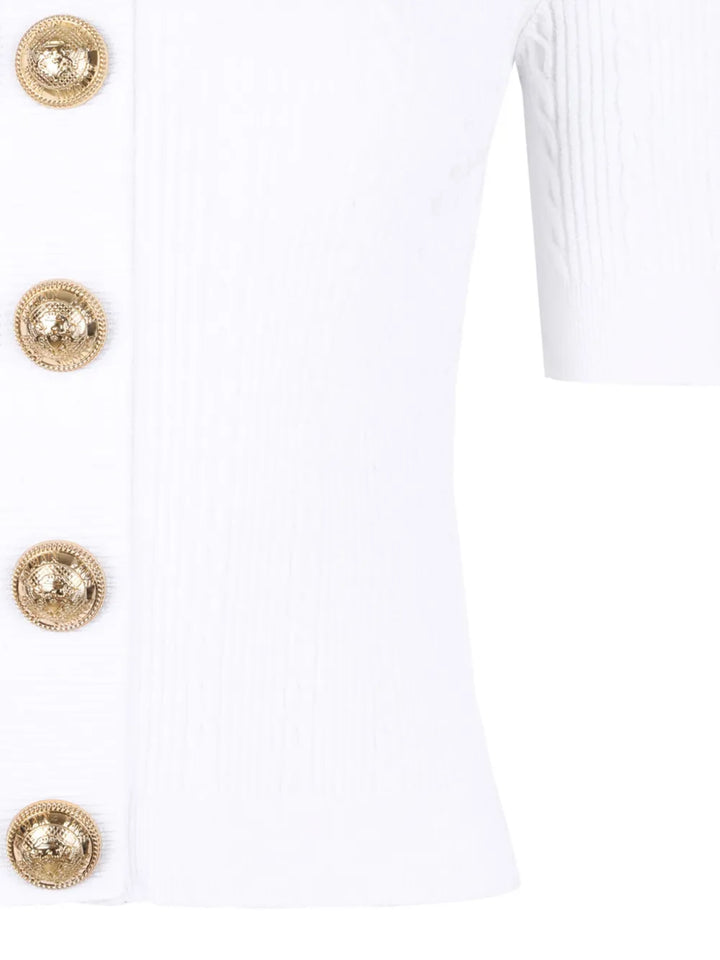 Balmain SWEATER - Bianco | 947d37698badd01e23e73ee5987009a3847c2f2e