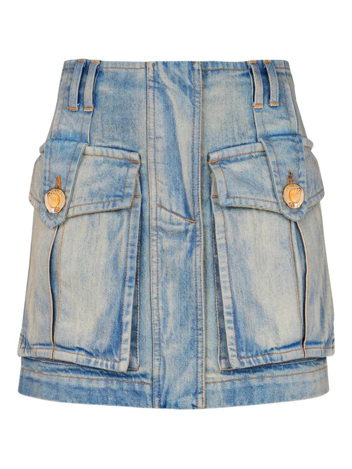 Balmain SKIRT - Blu | 02d9ca9fad143855cb70f6b9ffa4dcc9965c500d
