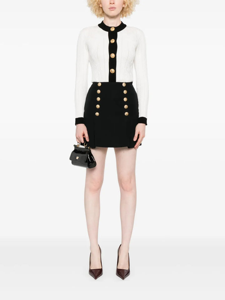 Balmain SKIRT - Nero | b41f7c4dc64f9de0fc3bb20d2828b01d7a51226b