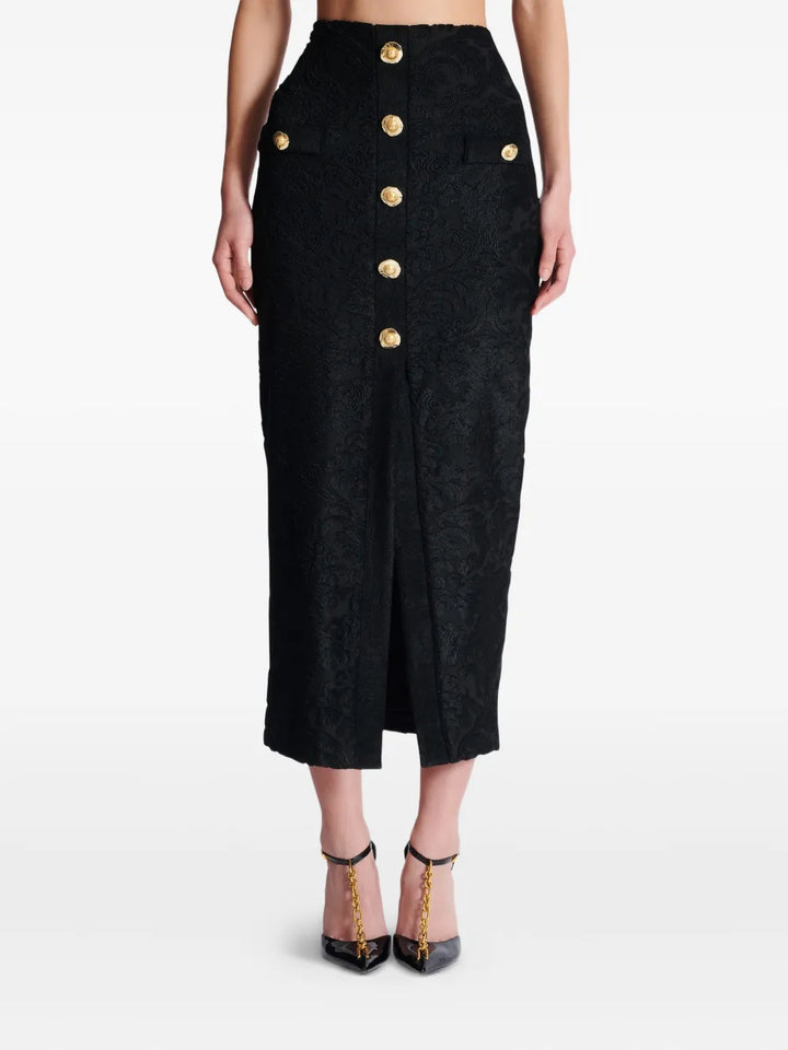 Balmain SKIRT - Nero | 9eabc8e7579ac64497867369b4a6e808bbfbdc5d