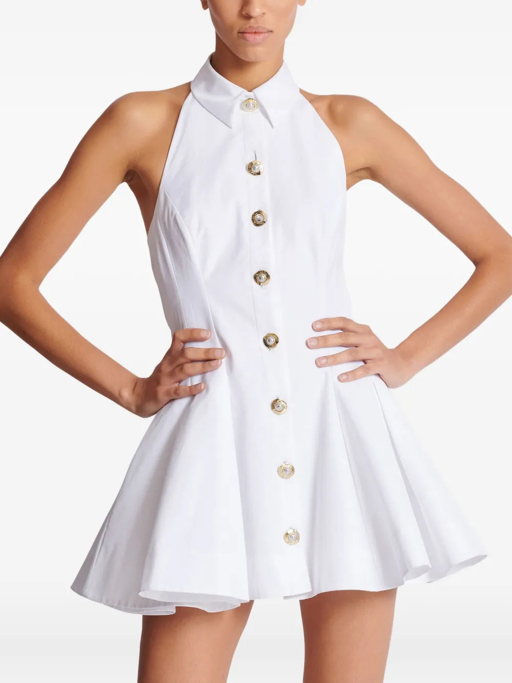Balmain DRESS - Bianco | fdcf9de80ade091eeb11a89644827d0a395a830f