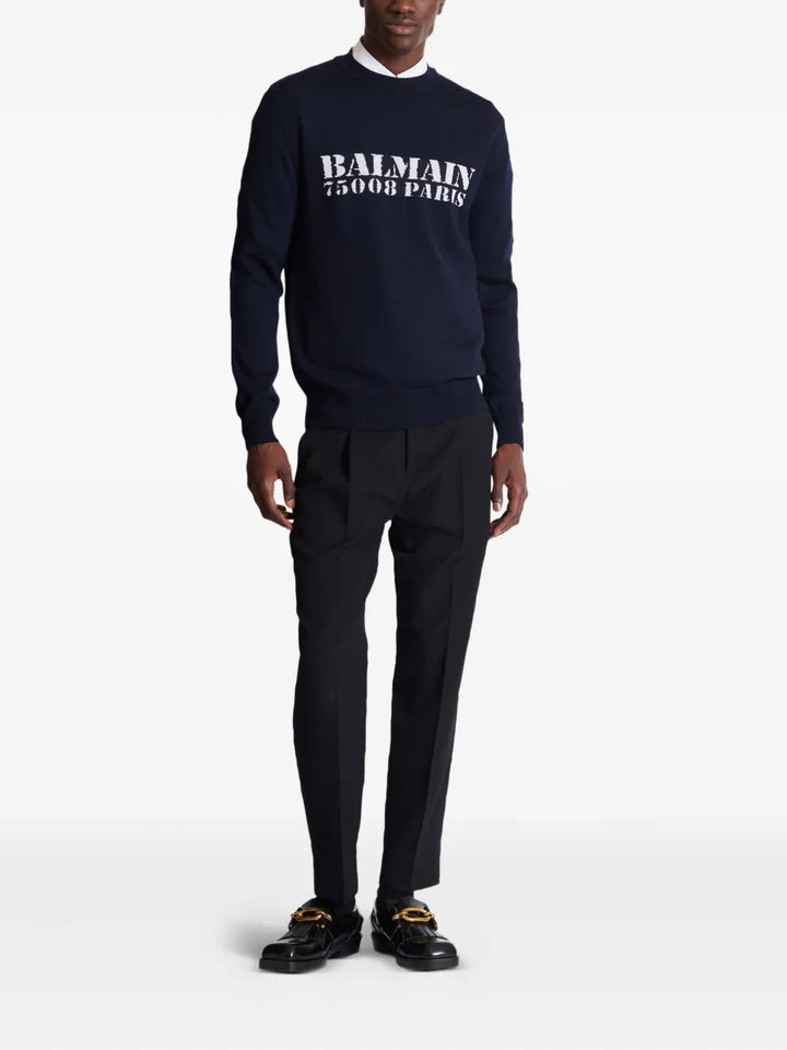 Balmain SWEATER - Blu | cb05b4fa4ad36ed671e13305c4ad61e90b0ca93f