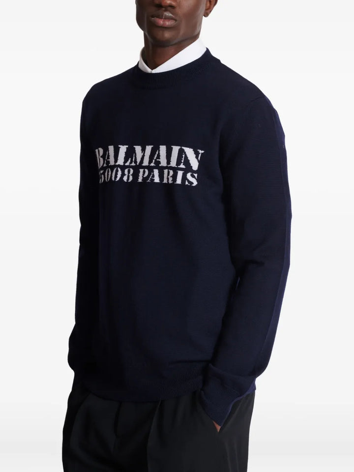 Balmain SWEATER - Blu | 990136bebdffa709ccec62964b61242401d9e19e