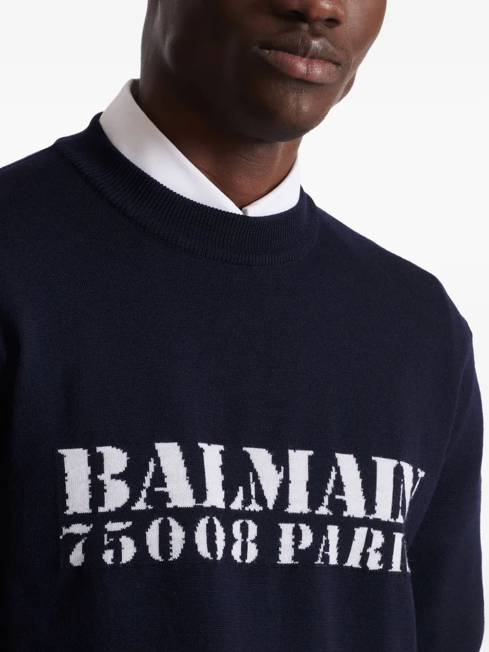 Balmain SWEATER - Blu | de79c260303d6575e3adbe8ad1c9e62b63755f38