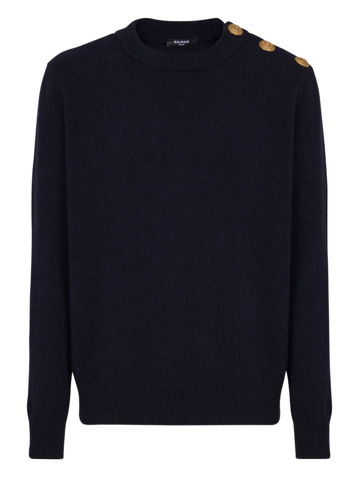 Balmain SWEATER - Blu | d7af723f7f18d6c298f90bc8557fbaedcafa065a