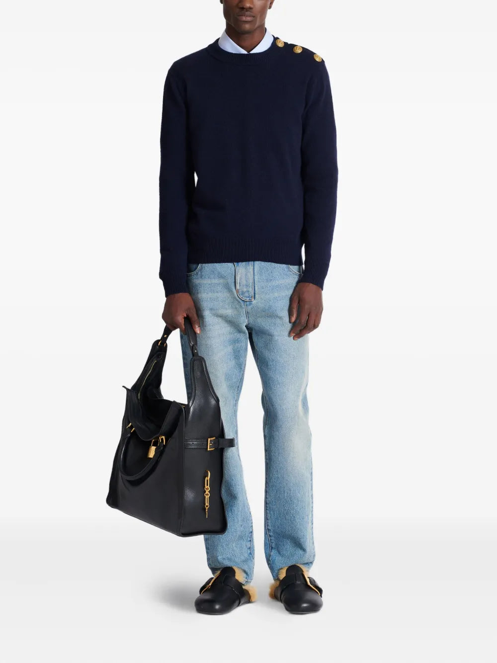 Balmain SWEATER - Blu | cc70d4ef02ae943dfd7d7c3dadb1bb330a21a458