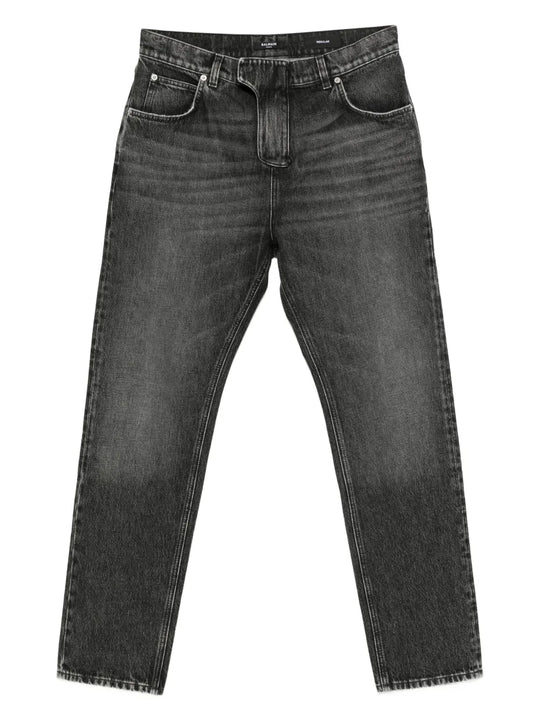 Jeans Con Applicazione Logo