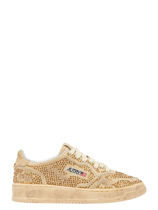 Sneakers Medalist Low `Crystal` In Micro Strass Bronze