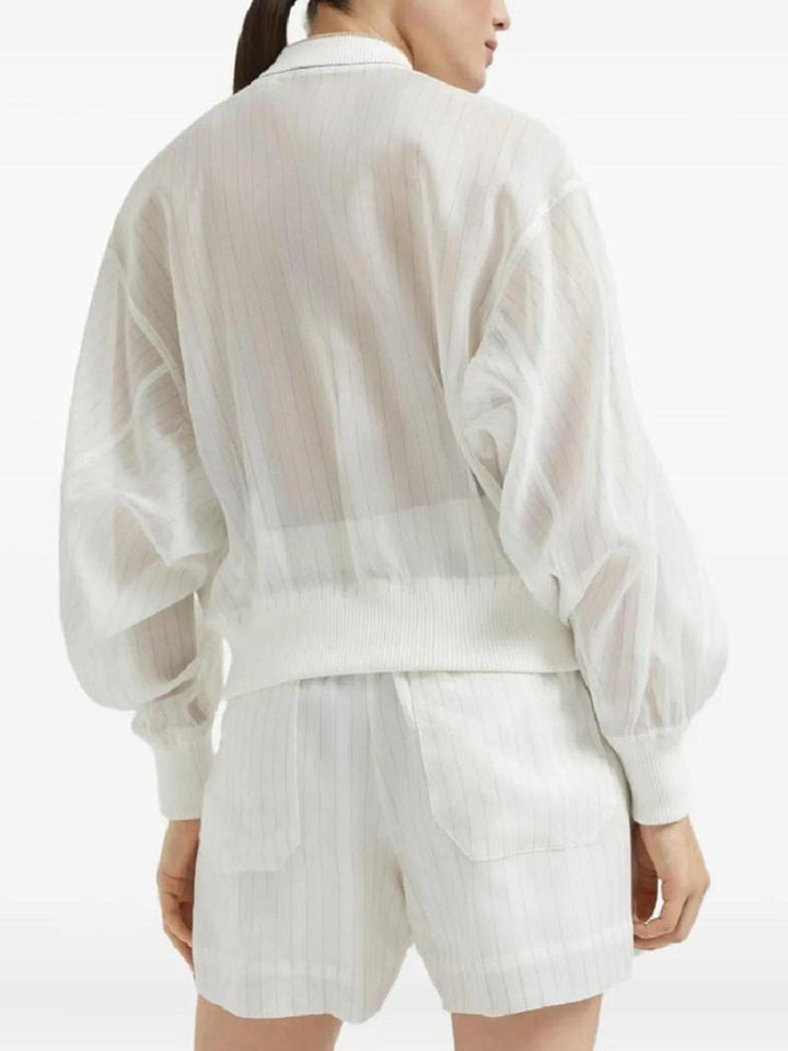 Brunello Cucinelli SWEATER - Bianco | 70f7dce15e77a9c0095775acad9bfcc42341f723