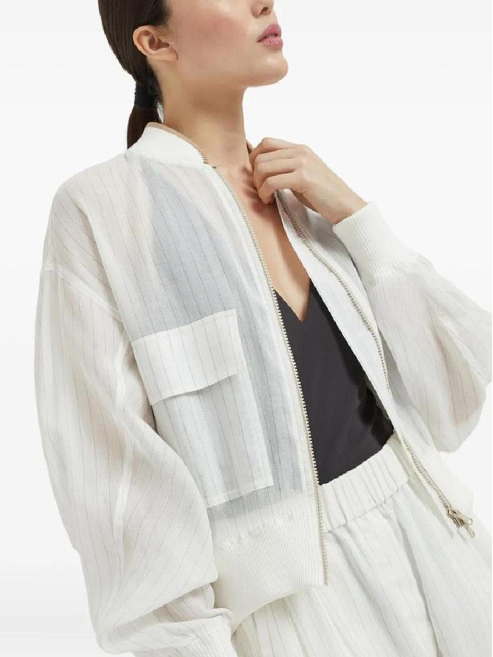 Brunello Cucinelli SWEATER - Bianco | 43c8e684bd28d7be98f5b6d92c33cdb970b91e9a