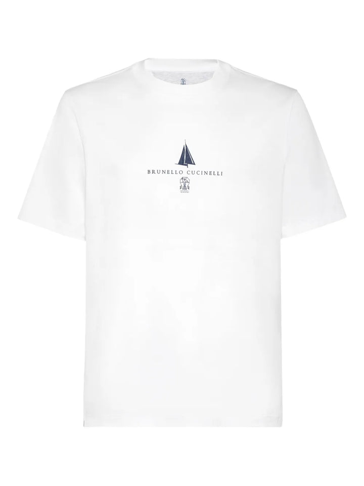 Brunello Cucinelli TSHIRT - Bianco | c4ea8afcd04caa8fb9e9a894756004e74e785512