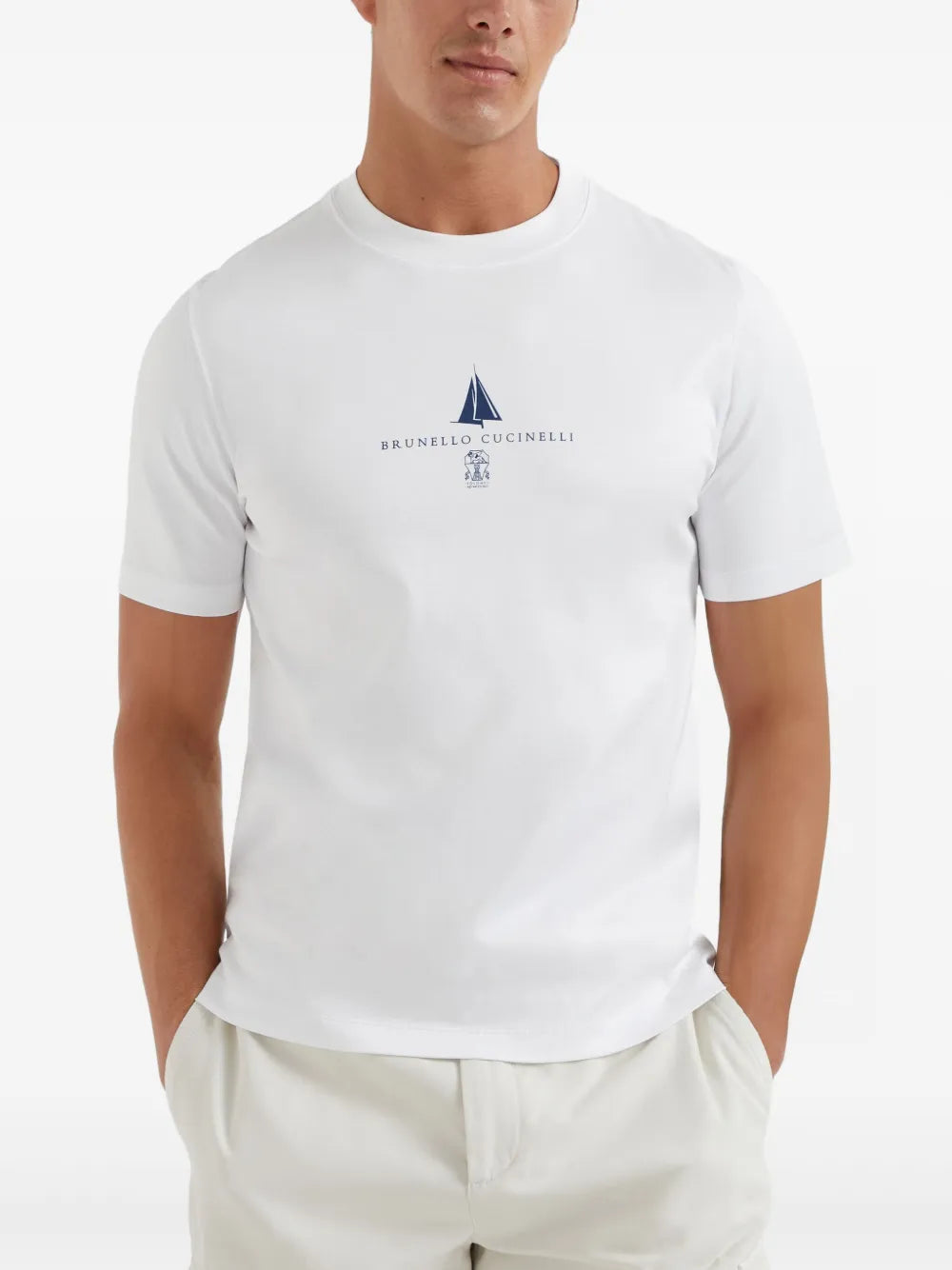 Brunello Cucinelli TSHIRT - Bianco | 3576dd88b6d70f373c2635c7c2ffb7f050b2c4d2