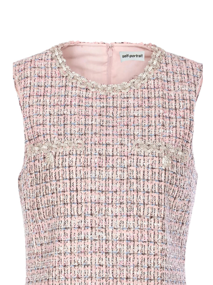 Self-Portrait DRESS - Pink & Purple | c05f7c6e6482eab1d1c3882da1d532d65fb378bc