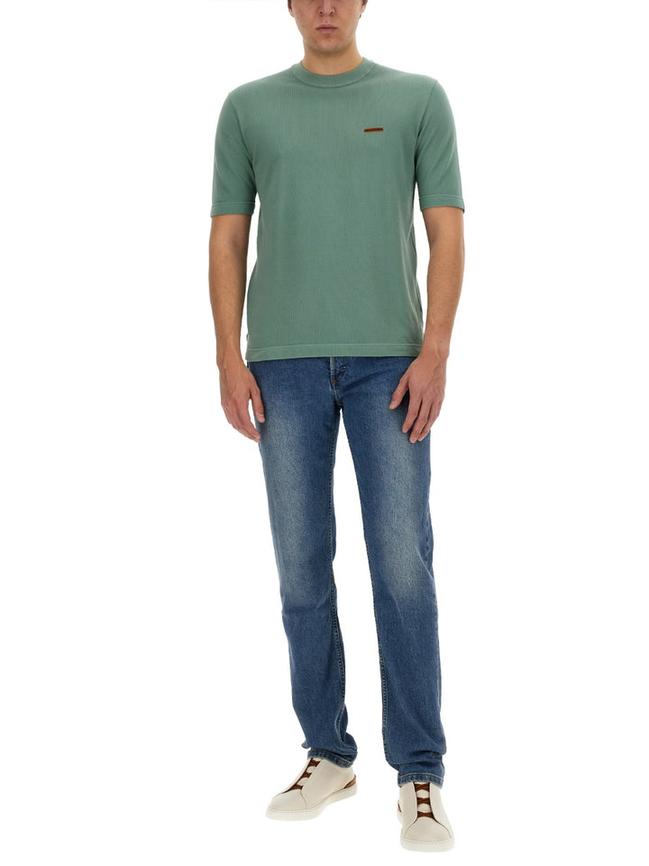 Zegna T shirt - Blu | Wanan Luxury