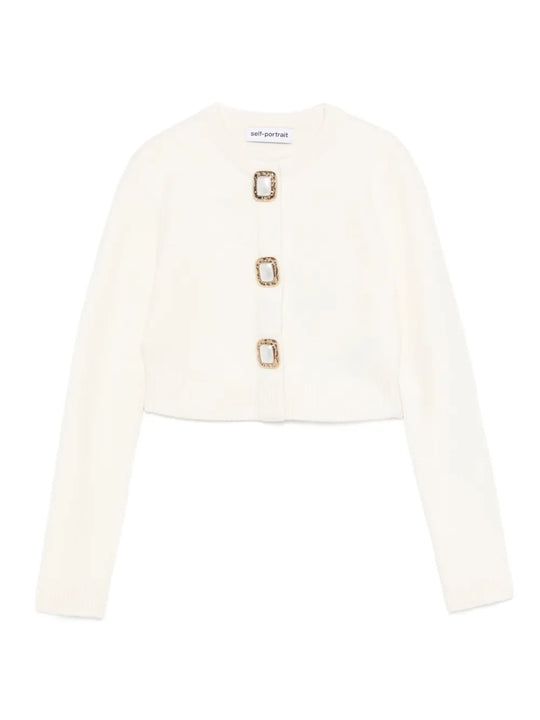 Cardigan Con Decorazione