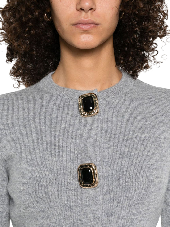 Self-Portrait SWEATER - Grey | 3350b08a9f4fd6a3f702efc49bbea45796eb19e8