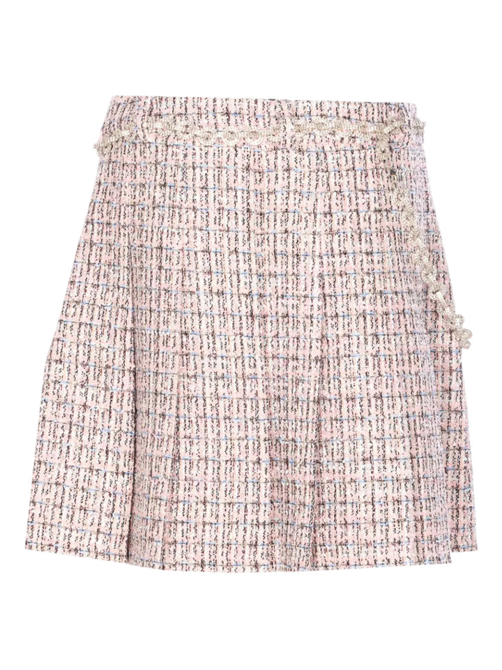 Self-Portrait SKIRT - Pink & Purple | 00452cb52761c9e22a9d27cb7bff03595c31fdc3