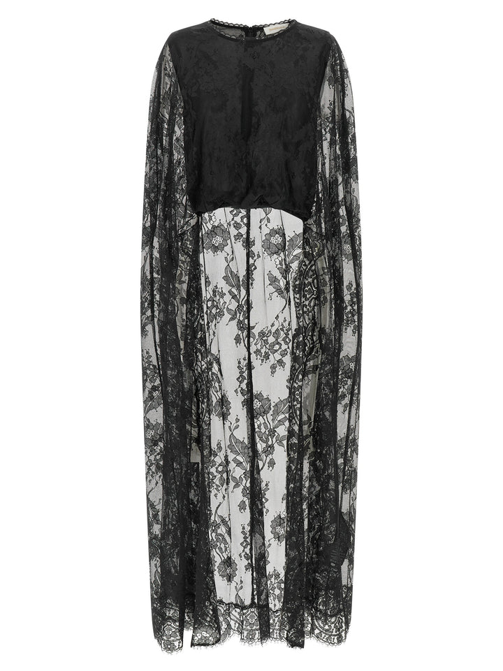 Zimmermann Valiant Lace Caped Top Abiti - Nero | 0d718763d5304d9cde5e0640ea7b4e03f17bc4c0