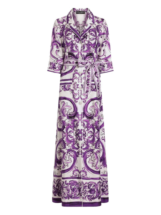 Abito Midi Con Stampa