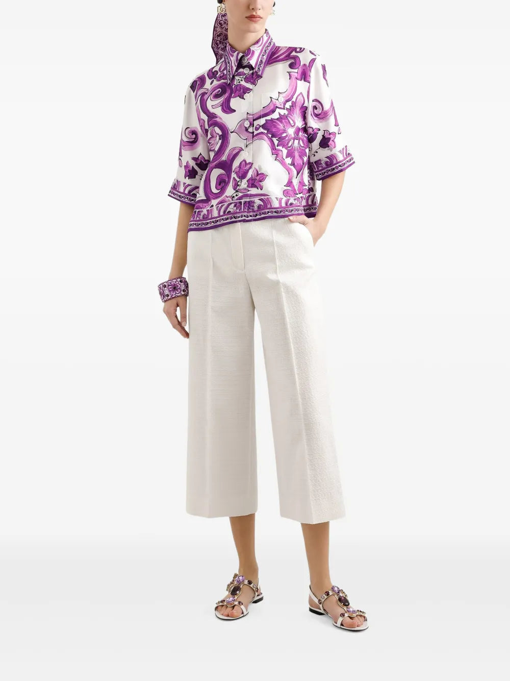 Dolce & Gabbana SHIRT - Pink & Purple | 50c8c68309605448ec907a758f29478aa65445c4