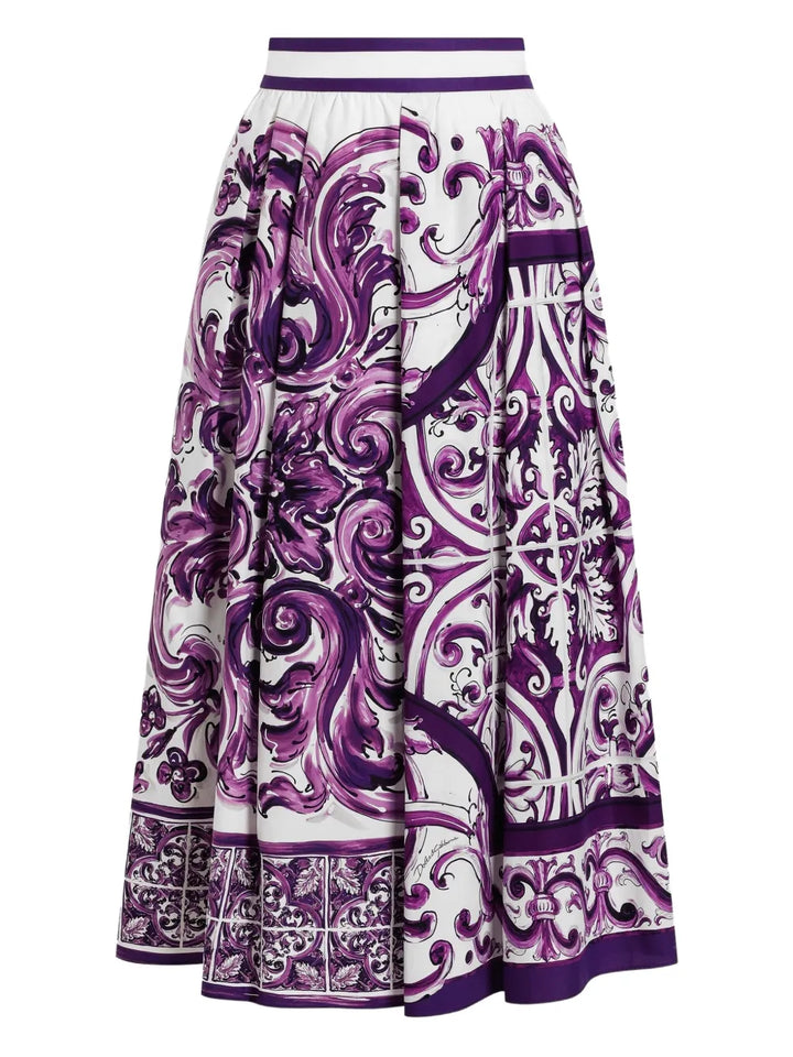 Dolce & Gabbana SKIRT - Pink & Purple | 19cf808169f2f943262d9640c6b9c0aadc7f9abc