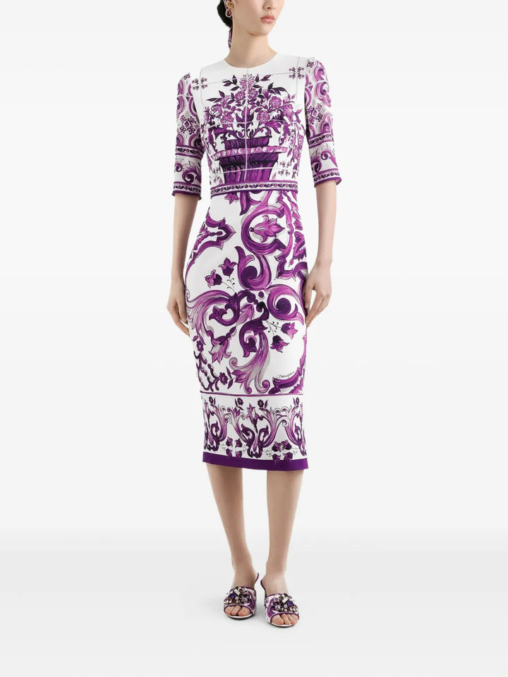 Dolce & Gabbana DRESS - Pink & Purple | 057cf0af5eddb29b660bf764e4346158fe0c8edd