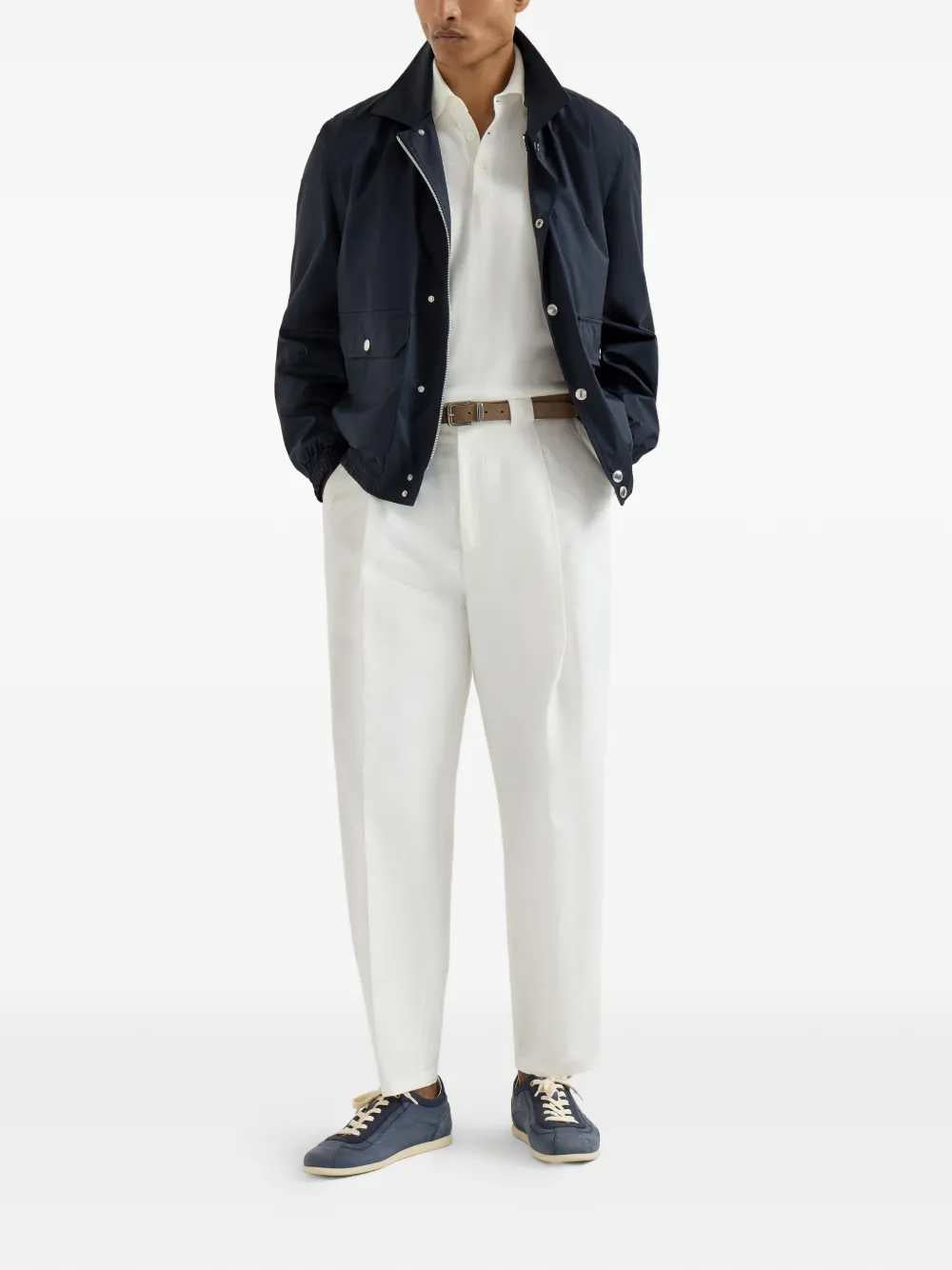 Brunello Cucinelli POLO - Nude & Neutrals | 2570bdd35f6318ed7ac580aa3c0d86f8009efa4e