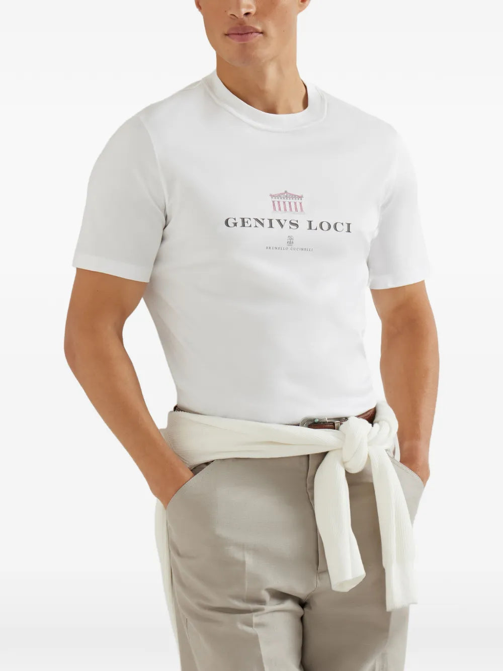 Brunello Cucinelli TSHIRT - Bianco | 83e6457ad6e5f8548f5c6e9c7ff7238b7981a5e5