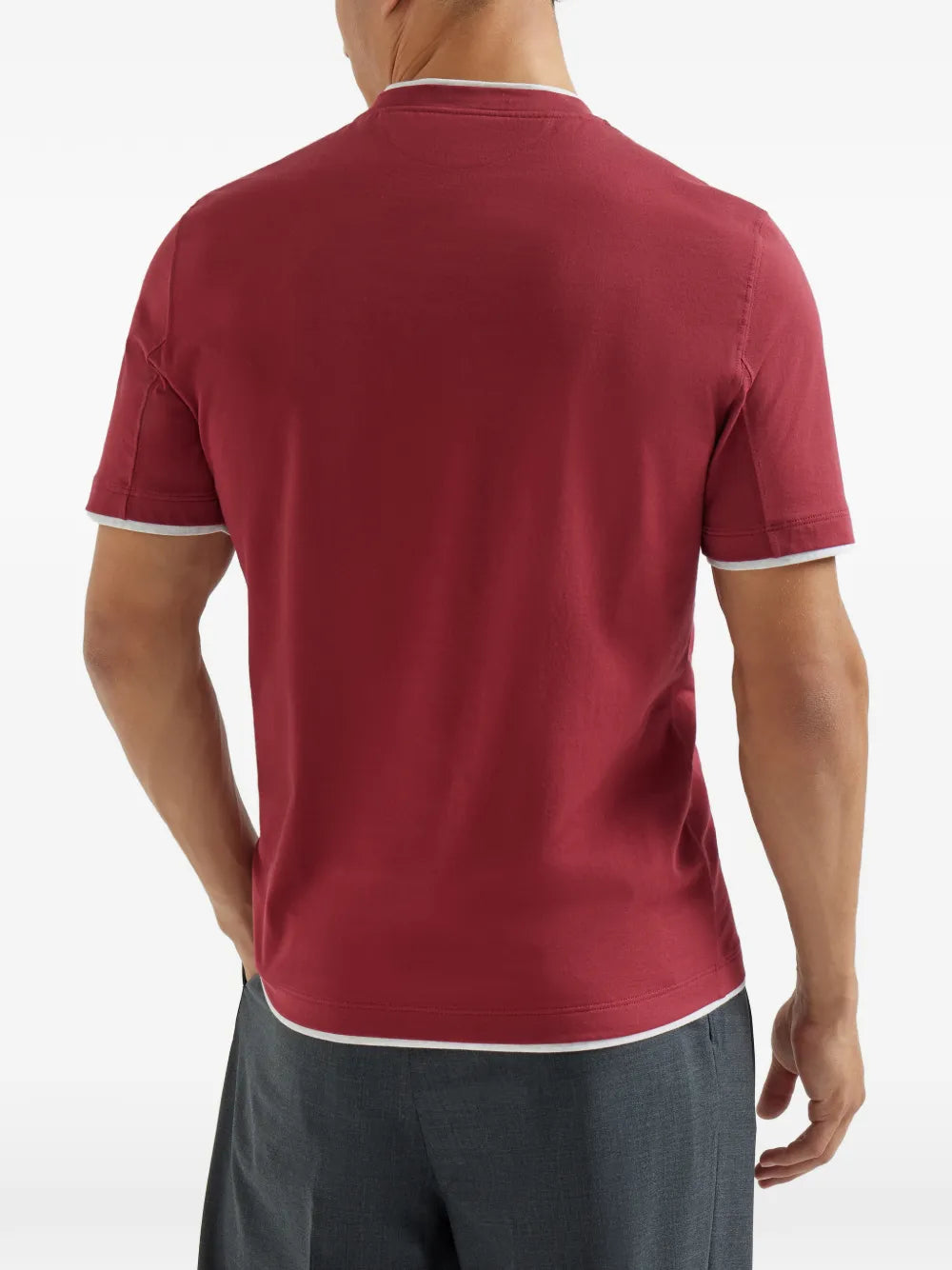 Brunello Cucinelli T-shirts - Rosso | c1f6357628ccd0af66c09b2fa356316666b2b69c
