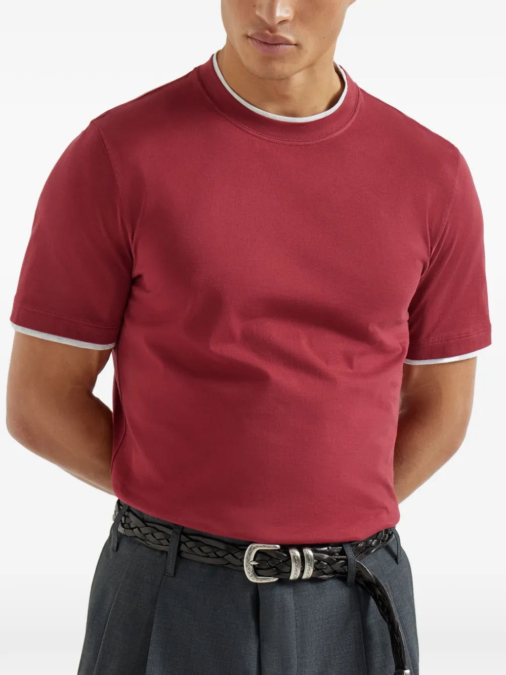 Brunello Cucinelli T-shirts - Rosso | 0645c53b5b3b9fb9234c0e78ce69332a4c0bbaad