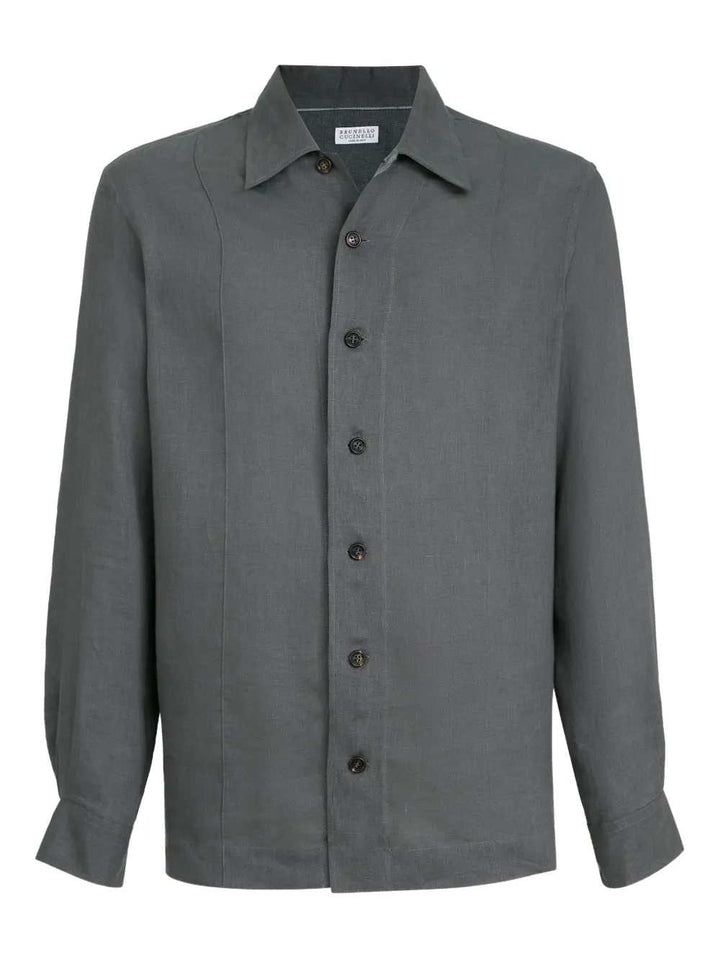Brunello Cucinelli SHIRT - Grey | 7aef8360f518b6cccc2ea83661bafac5b47701bc