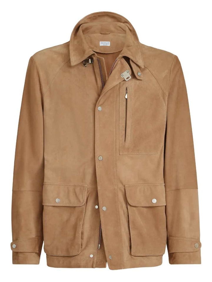 Brunello Cucinelli JACKET - Marrone | 678f4331d68adf5a27c21301bf9bd67a7f8ed859