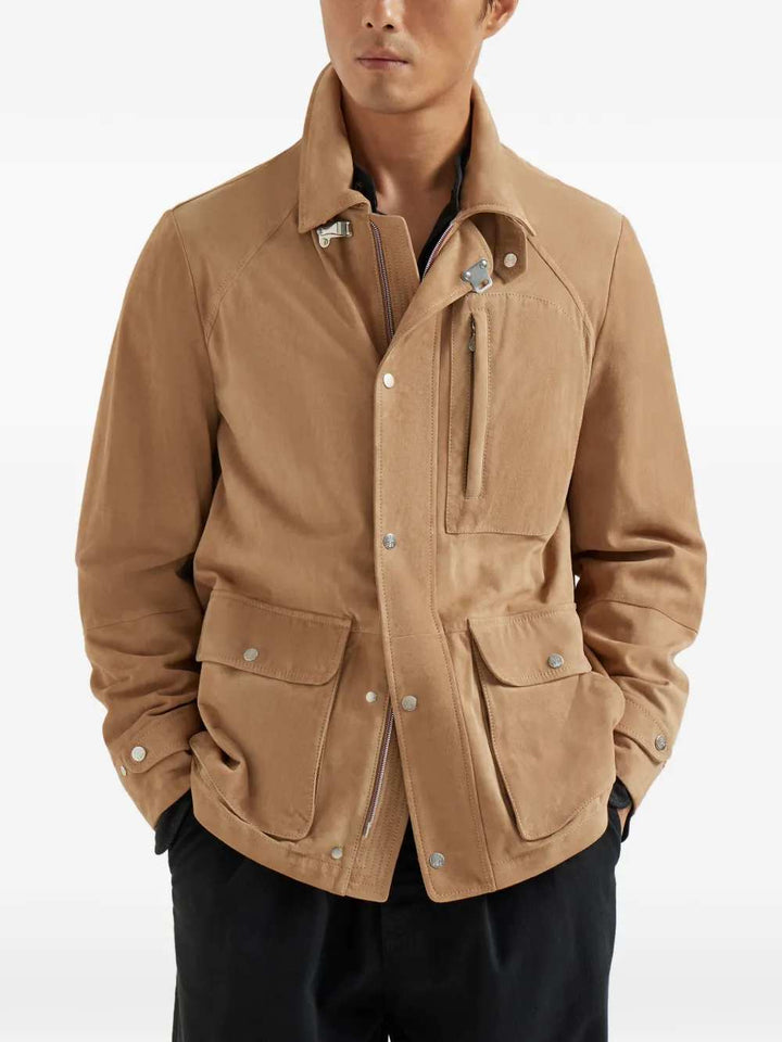 Brunello Cucinelli JACKET - Marrone | 4f183e33cf1ab8c168e27442c3514a92277b3952