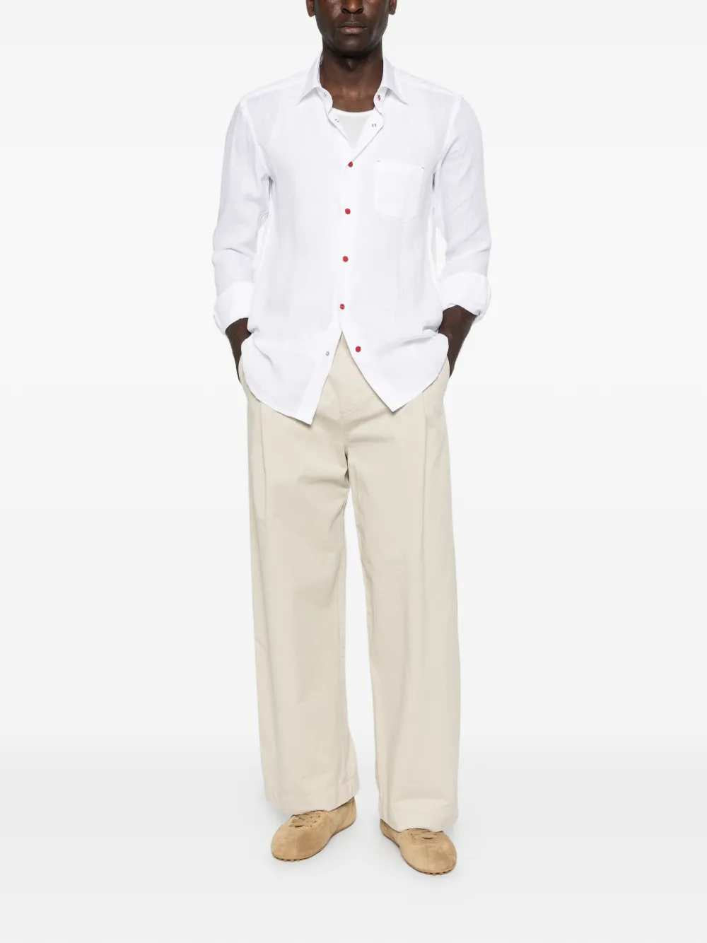 Kiton SHIRT - Bianco | 0c6fccbf5a22c2de0ffa2977222fc62d53ba0738