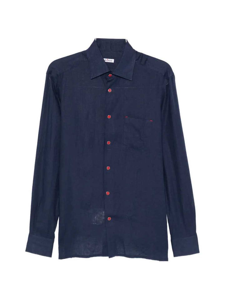 Kiton SHIRT - Blu | 2dd4129d2b076f3b454e32f41a4862e77e9b47a1
