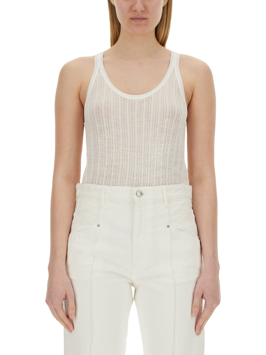 Isabel Marant Top - Bianco | Wanan Luxury