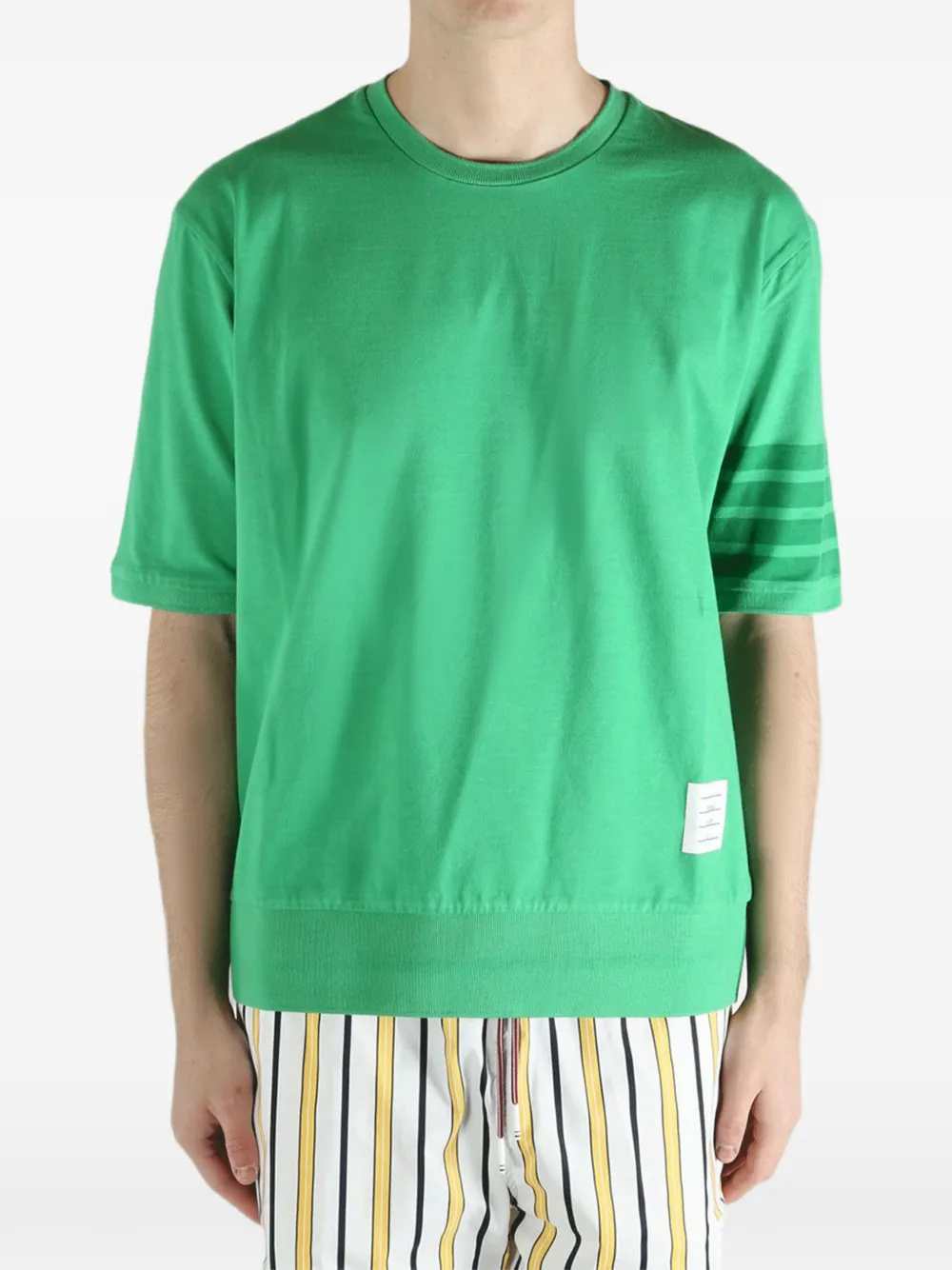 Thom Browne TSHIRT - Verde | 11f170cff62d3eb527036992345af979c263eb42