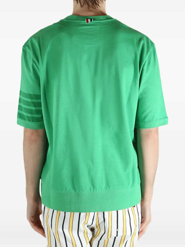 Thom Browne TSHIRT - Verde | 0928e59050dc40b9de126d2bd5ce35635079930b