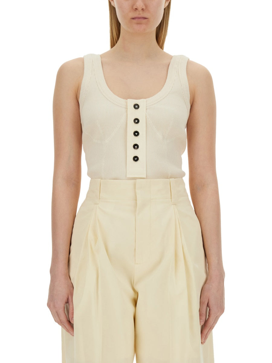 Bottega Veneta Top - Ivory | 2da6cf5867705ce738ffae1889dad6a031e5e9de