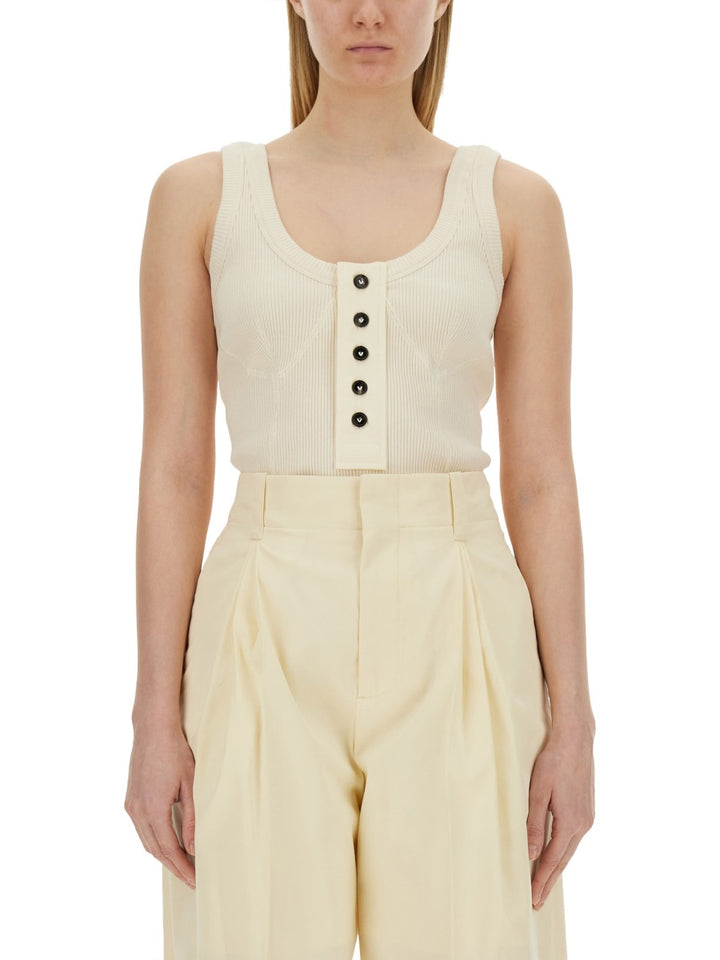 Bottega Veneta Top - Ivory | 2da6cf5867705ce738ffae1889dad6a031e5e9de