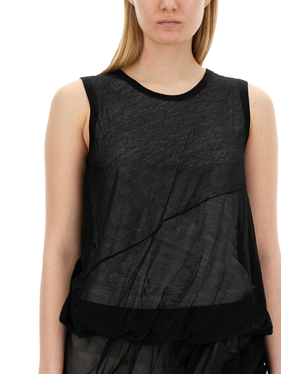 Helmut Lang Top - Nero | Wanan Luxury