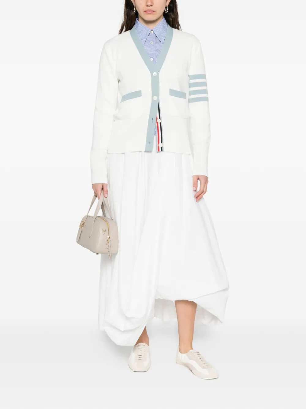 Thom Browne SWEATER - Bianco | 1c01f3e5d5716c97c4f96ba3ee3699ad129420ef