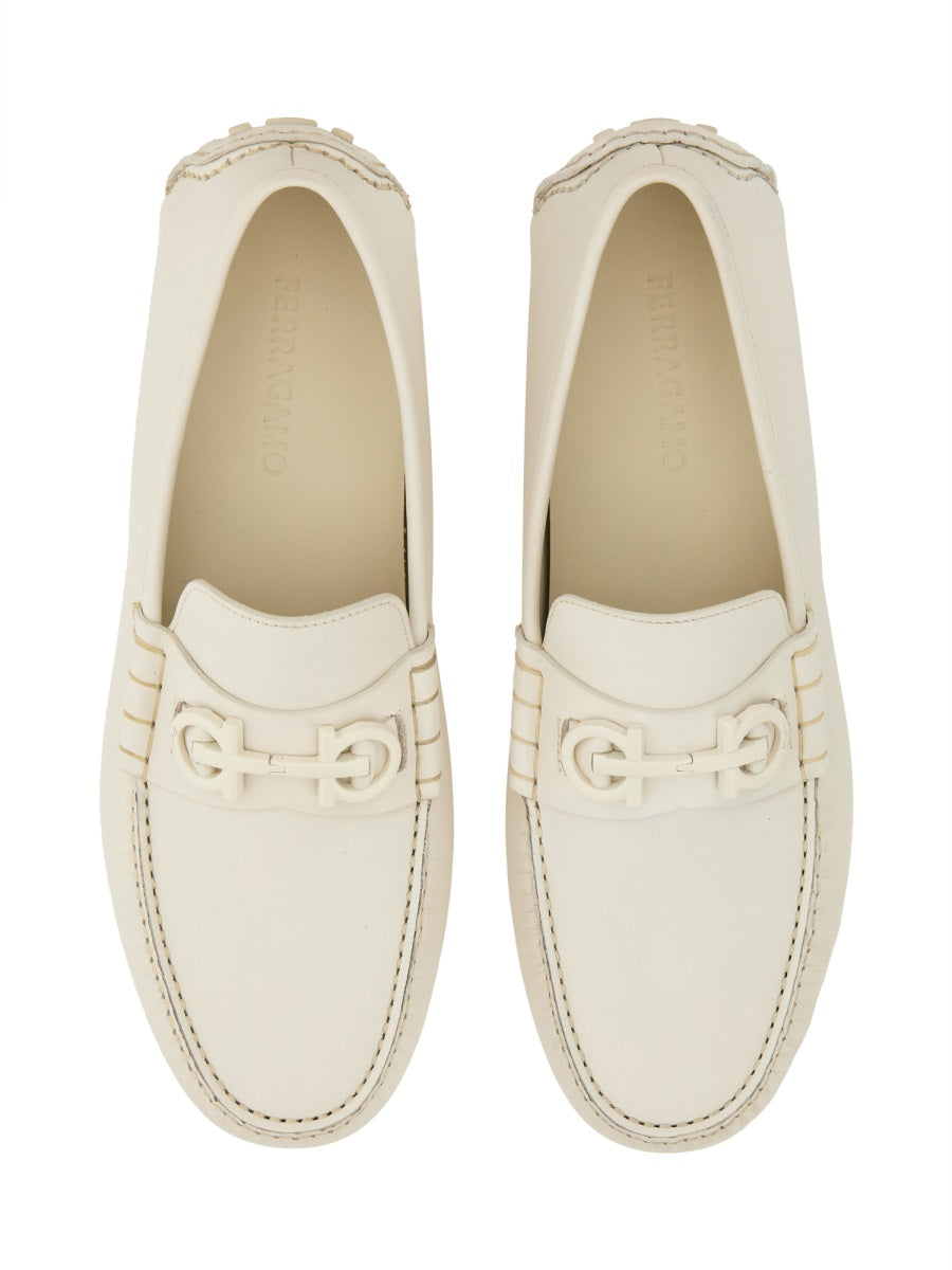 Ferragamo Mocassini - Bianco | Wanan Luxury