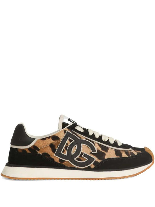 Sneakers Con Stampa Leopardata