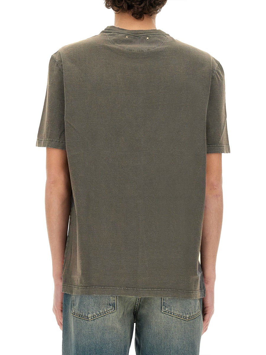 Golden Goose T shirt - Verde | Wanan Luxury